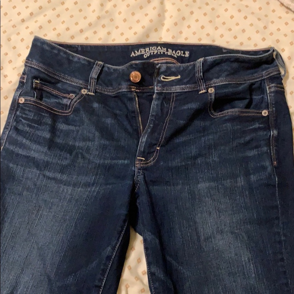 American Eagle skinny kick jean